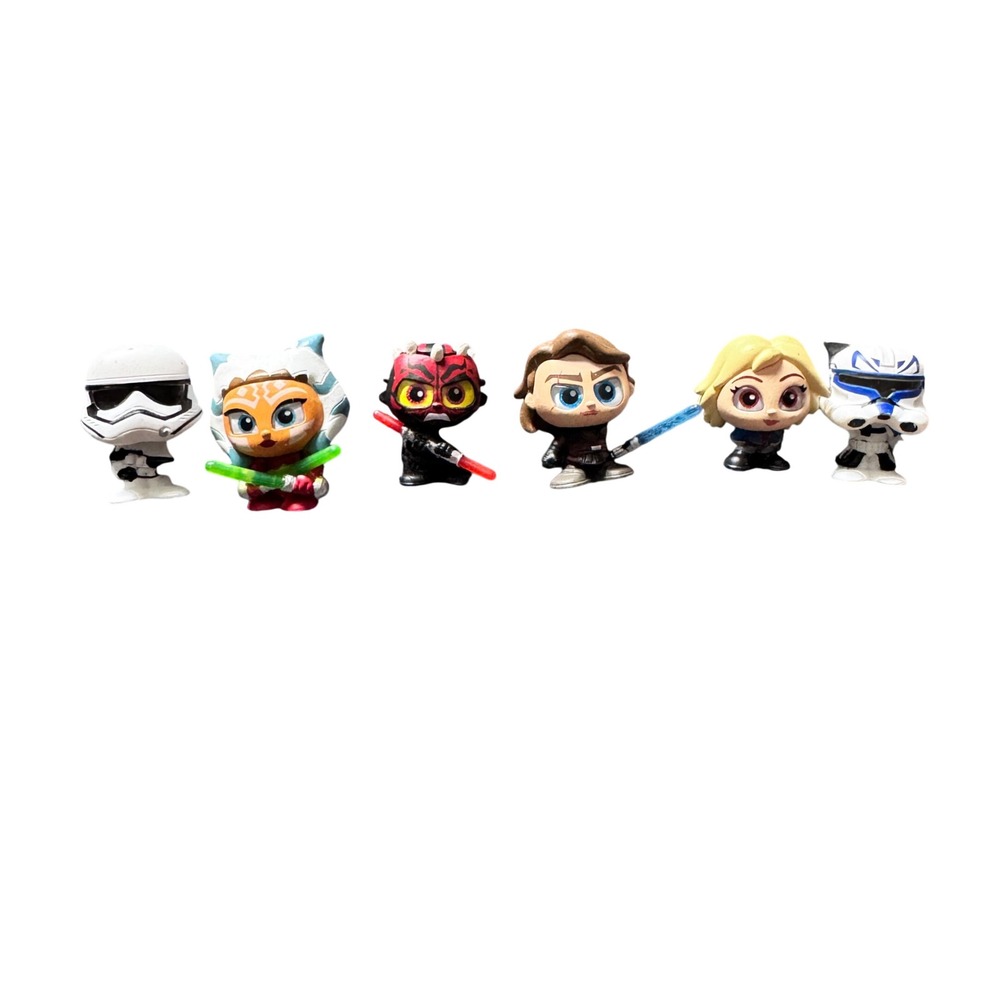Disney Doorables Star Wars Galaxy Peek mini figures Set 6 Pieces